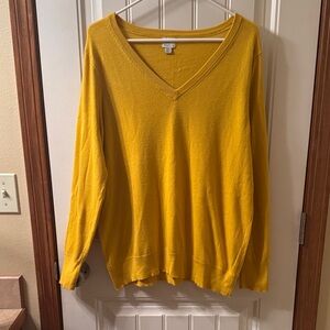 A New Day Mustard Knit Top